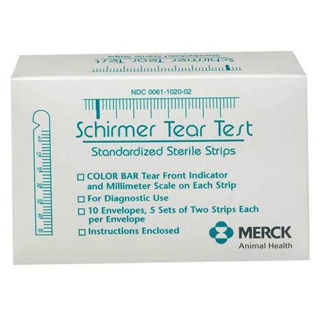 canine tear test strips|schirmer's tear test pets.